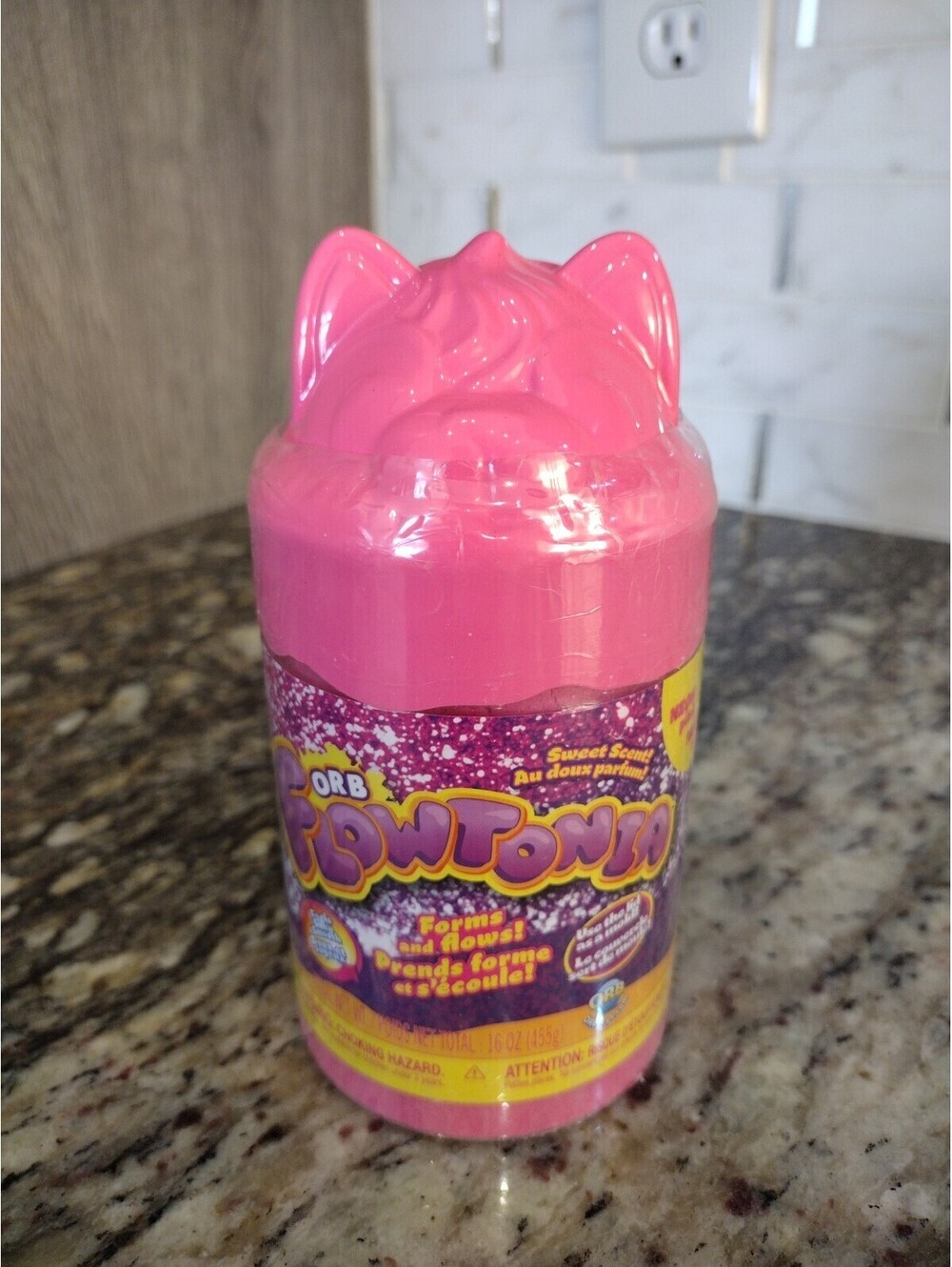 The Orb Factory ORB Flowtonia Box 455g 16 OZ 1 Lb Sparklz PINK Floam Foam Slime